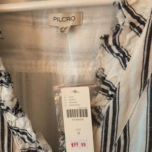 Pilcro midi button dress